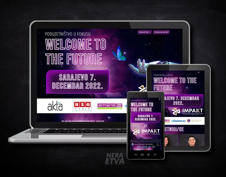 Welcome To The Future mockup